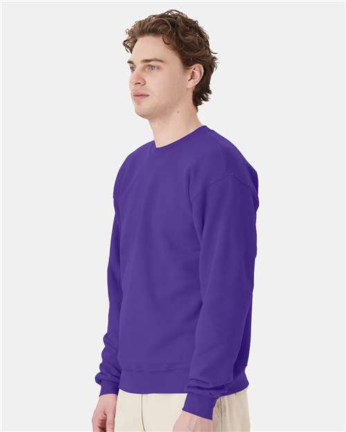 Hanes P160 Unisex EcoSmart? Crewneck Sweatshirt - Side view