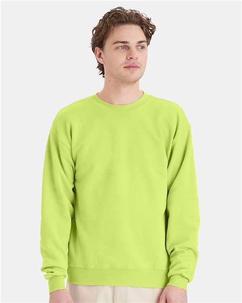 Hanes P160 Unisex EcoSmart? Crewneck Sweatshirt - Front view