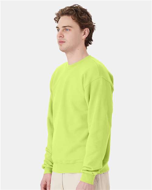 Hanes P160 Unisex EcoSmart? Crewneck Sweatshirt - Side view