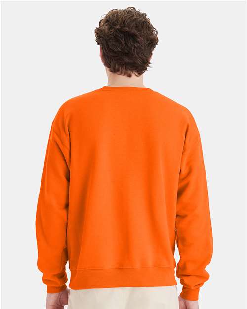 Hanes P160 Unisex EcoSmart? Crewneck Sweatshirt - Back view