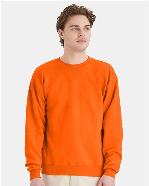 Hanes P160 Unisex EcoSmart? Crewneck Sweatshirt - Front view