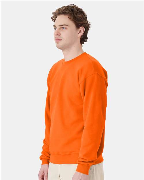 Hanes P160 Unisex EcoSmart? Crewneck Sweatshirt - Side view