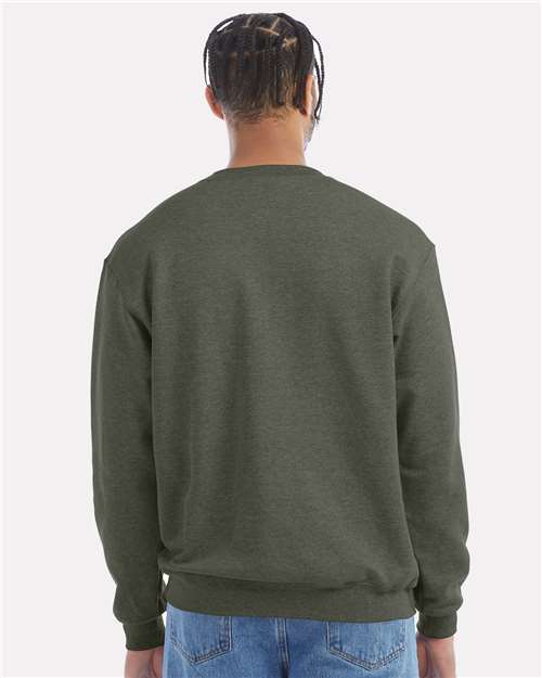 Champion S600 Unisex Powerblend? Crewneck Sweatshirt - Back view