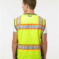 Kishigo S5002-5003 Unisex Premium Black Series? Surveyors Vest - Back view