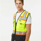 Kishigo S5002-5003 Unisex Premium Black Series? Surveyors Vest - Side view