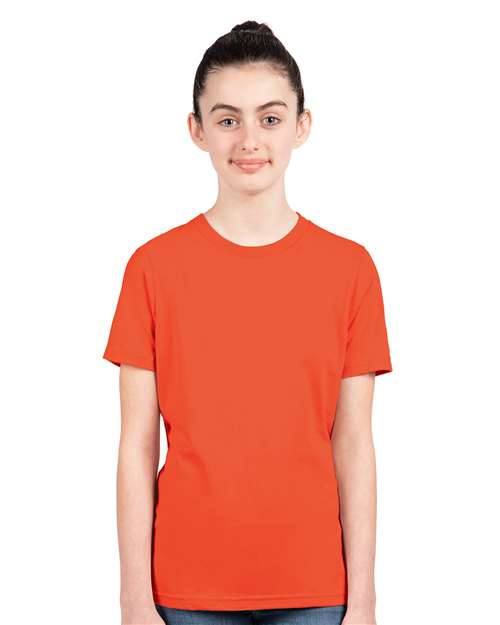 Next Level 3310 Youth Cotton Tee - Front view
