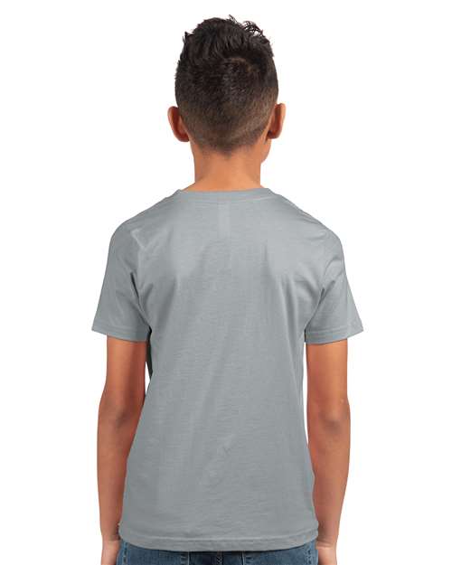 Next Level 3310 Youth Cotton Tee - Back view