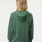 Independent Trading Co. PRM33SBP Unisex Special Blend Raglan Hooded Sweatshirt - Back view