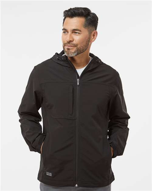 DRI DUCK 5310 Men's Apex Soft Shell Hooded Jacket - Front view