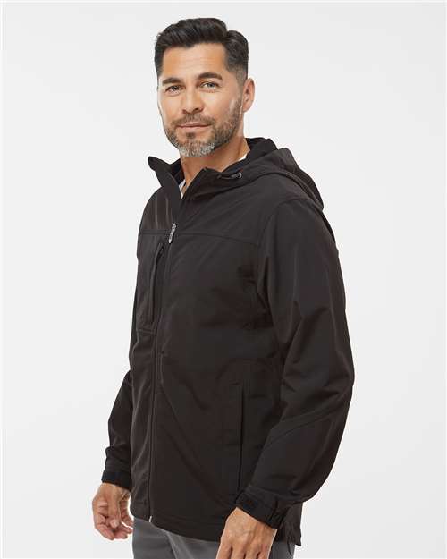 DRI DUCK 5310 Men's Apex Soft Shell Hooded Jacket - Side view