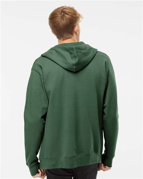 Independent Trading Co. SS4500Z Unisex Midweight Full-Zip Hooded Sweatshirt - Back view