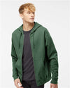 Independent Trading Co. SS4500Z Unisex Midweight Full-Zip Hooded Sweatshirt - Front view