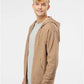 Independent Trading Co. SS4500Z Unisex Midweight Full-Zip Hooded Sweatshirt - Side view