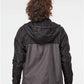 Independent Trading Co. EXP54LWZ Men's Lightweight Windbreaker Full-Zip Jacket - Back view