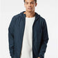 Independent Trading Co. EXP54LWZ Men's Lightweight Windbreaker Full-Zip Jacket - Front view