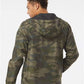 Independent Trading Co. EXP54LWZ Men's Lightweight Windbreaker Full-Zip Jacket - Back view