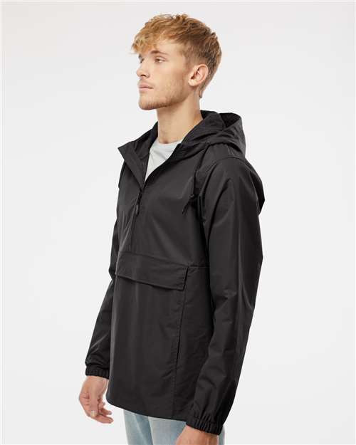 Independent Trading Co. EXP94NAW Men's Nylon Anorak - Side view
