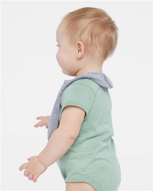 Rabbit Skins 1005 Infant Premium Jersey Bib - Side view