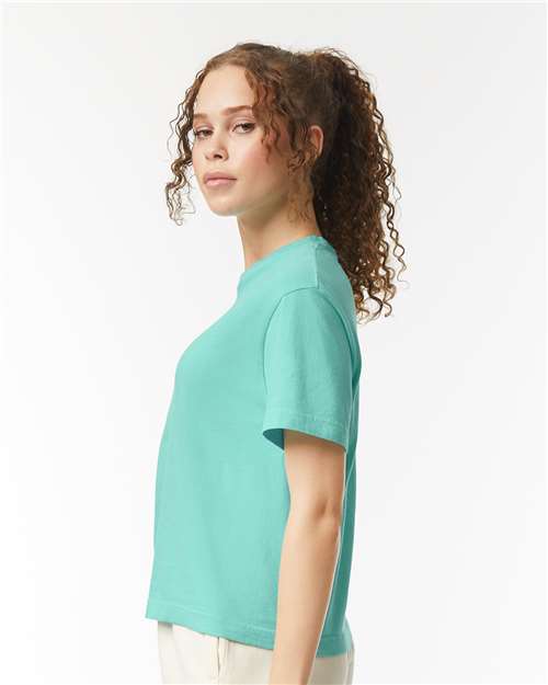 Comfort Colors 3023CL Women's Garment-Dyed Heavyweight Boxy T-Shirt - Side view