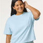 Comfort Colors 3023CL Women's Garment-Dyed Heavyweight Boxy T-Shirt - Front view