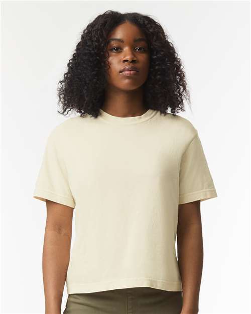 Comfort Colors 3023CL Women's Garment-Dyed Heavyweight Boxy T-Shirt - Front view