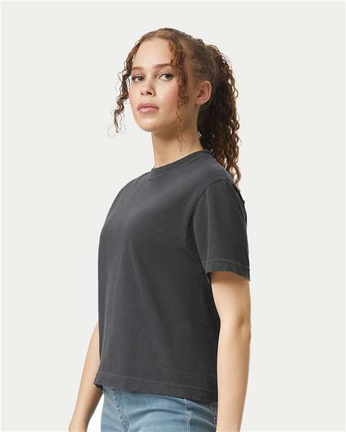 Comfort Colors 3023CL Women's Garment-Dyed Heavyweight Boxy T-Shirt - Side view
