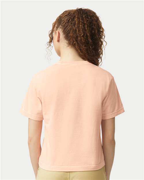 Comfort Colors 3023CL Women's Garment-Dyed Heavyweight Boxy T-Shirt - Back view