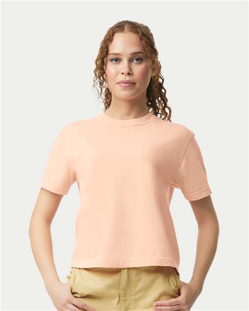 Comfort Colors 3023CL Women's Garment-Dyed Heavyweight Boxy T-Shirt - Front view