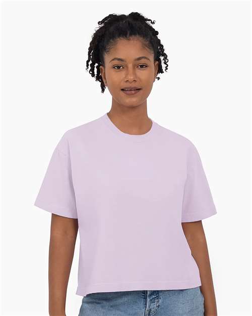 Comfort Colors 3023CL Women's Garment-Dyed Heavyweight Boxy T-Shirt - Front view