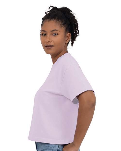Comfort Colors 3023CL Women's Garment-Dyed Heavyweight Boxy T-Shirt - Side view