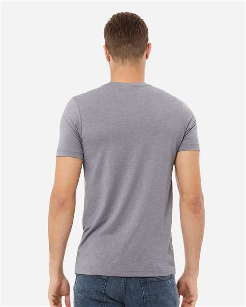 BELLA  CANVAS 3413 Triblend Tee - Back view