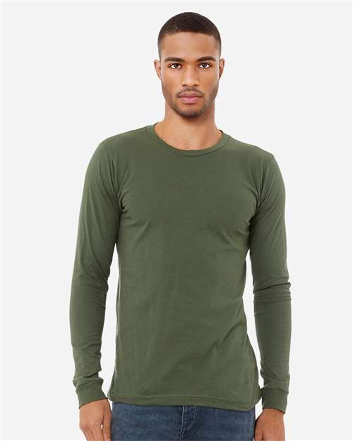 BELLA  CANVAS 3501 Unisex Jersey Long Sleeve Tee - Front view