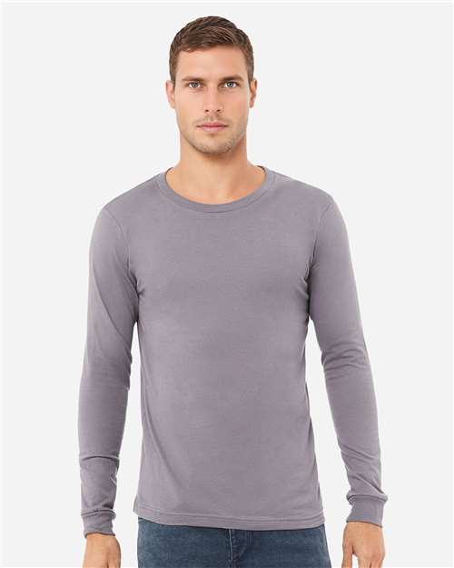 BELLA  CANVAS 3501 Unisex Jersey Long Sleeve Tee - Front view