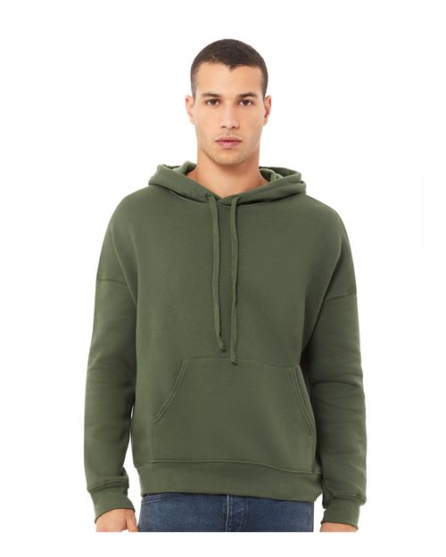 BELLA  CANVAS 3729 Unisex Sponge Fleece Drop Shoulder Hoodie Sweatshirt - Front view