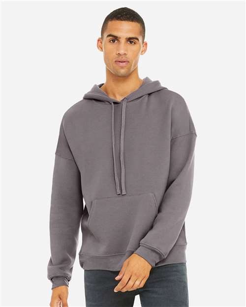 BELLA  CANVAS 3729 Unisex Sponge Fleece Drop Shoulder Hoodie Sweatshirt - Front view