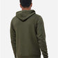 BELLA  CANVAS 3719 Unisex Sponge Fleece Hoodie Sweatshirt - Back view