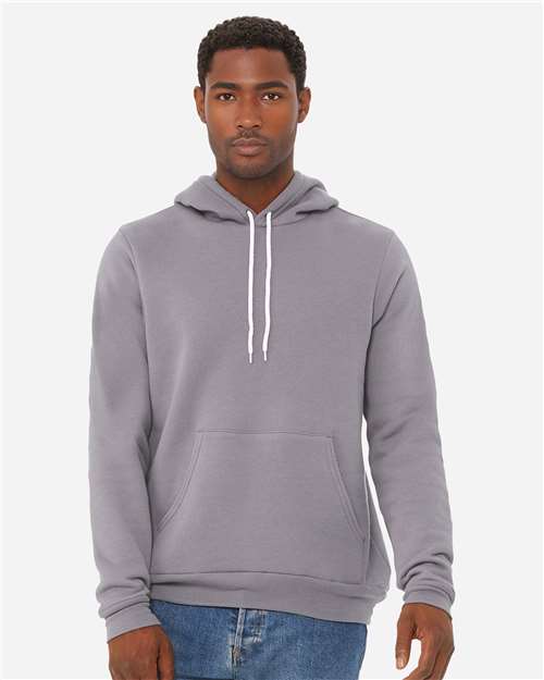 BELLA  CANVAS 3719 Unisex Sponge Fleece Hoodie Sweatshirt - Front view