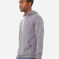 BELLA  CANVAS 3719 Unisex Sponge Fleece Hoodie Sweatshirt - Side view