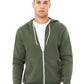 BELLA  CANVAS 3739 Unisex USA-Made High Visibility Hooded Sweatshirt - Front view