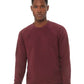 BELLA  CANVAS 3901 Unisex Sponge Fleece Raglan Crewneck Sweatshirt - Front view