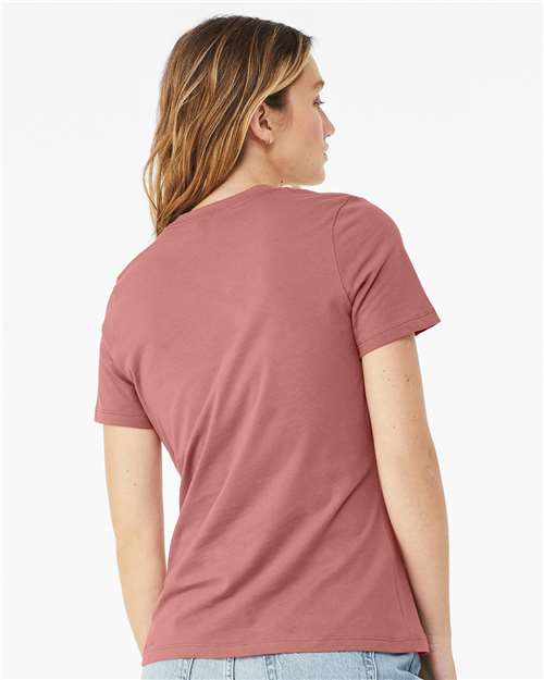 BELLA  CANVAS 6400 Women?s Relaxed Jersey Tee - Back view