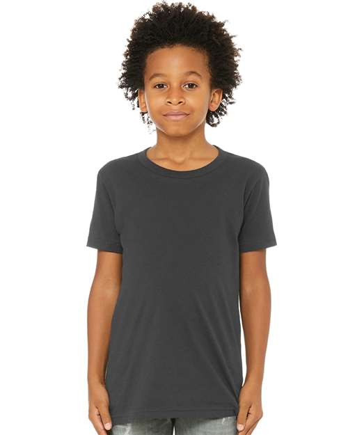BELLA  CANVAS 3001Y Youth Jersey Tee - Front view