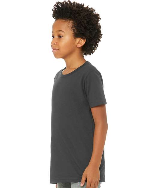 BELLA  CANVAS 3001Y Youth Jersey Tee - Side view
