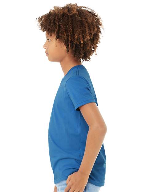 BELLA  CANVAS 3001Y Youth Jersey Tee - Side view