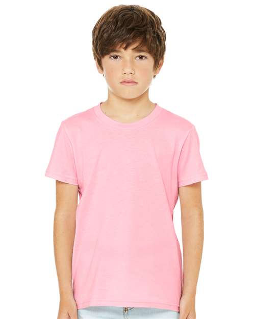 BELLA  CANVAS 3001Y Youth Jersey Tee - Front view