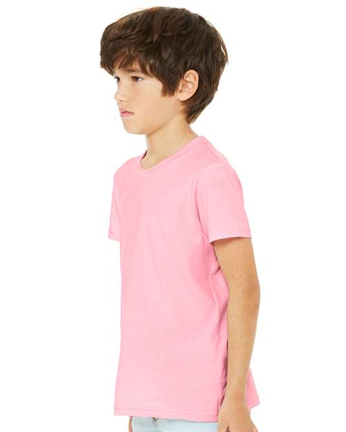 BELLA  CANVAS 3001Y Youth Jersey Tee - Side view
