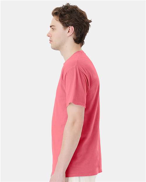 ComfortWash by Hanes GDH150 Unisex Garment-Dyed Pocket T-Shirt - Side view