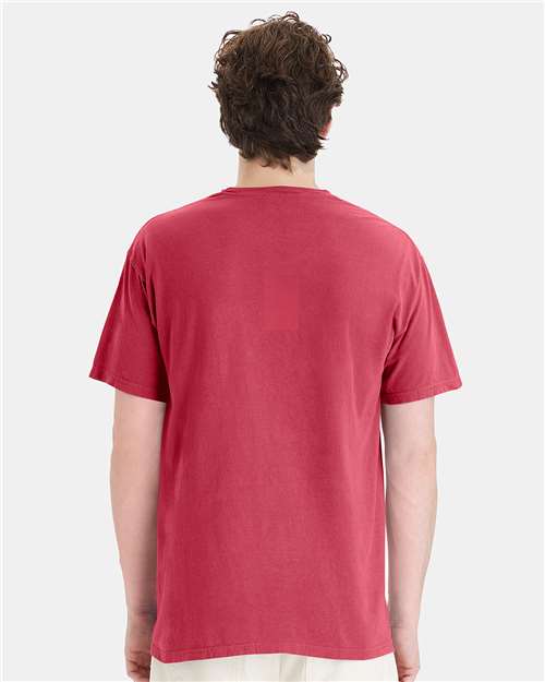 ComfortWash by Hanes GDH150 Unisex Garment-Dyed Pocket T-Shirt - Back view