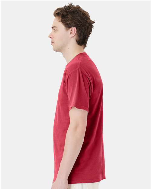 ComfortWash by Hanes GDH150 Unisex Garment-Dyed Pocket T-Shirt - Side view