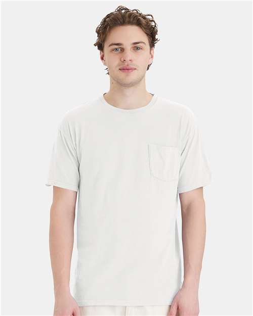 ComfortWash by Hanes GDH150 Unisex Garment-Dyed Pocket T-Shirt - Front view